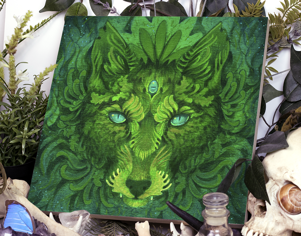 Viridian Fox Prints — Skullgarden